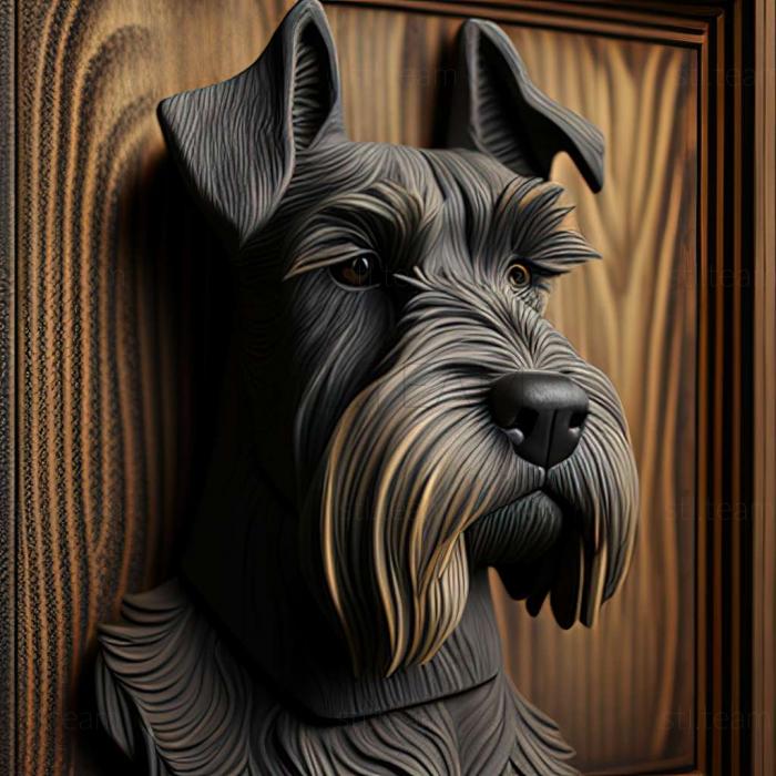 Zwergschnauzer dog